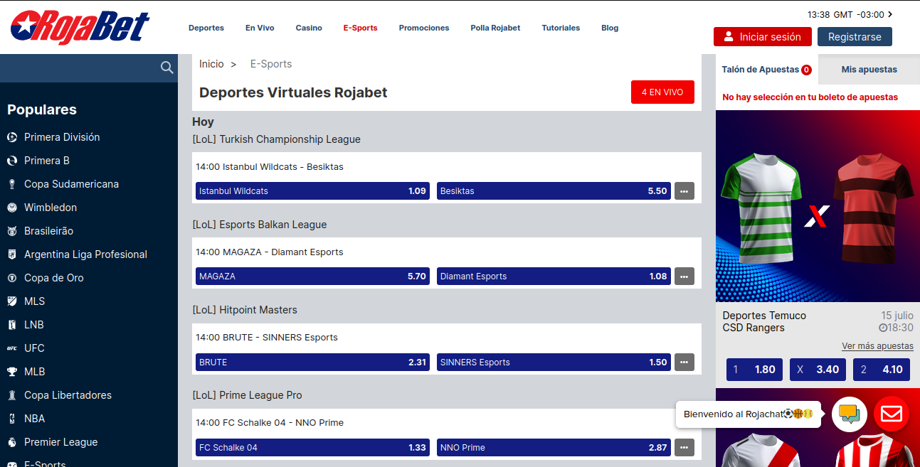 Rojabet eSports